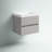 24.5" Wall-Mounted Single Bathroom Vanity With Cultured Marble Top-79873777