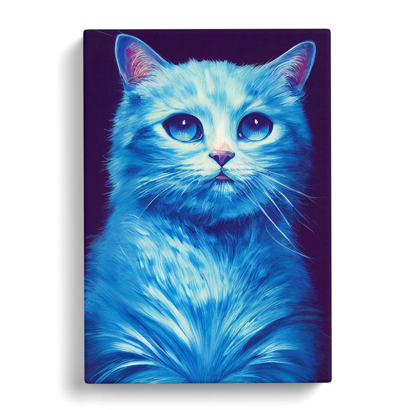 Young Cat - Wrapped Canvas, 50cm H x 35cm W x 3cm D