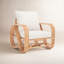 Fauteuil d'appoint avec coussin Robillard