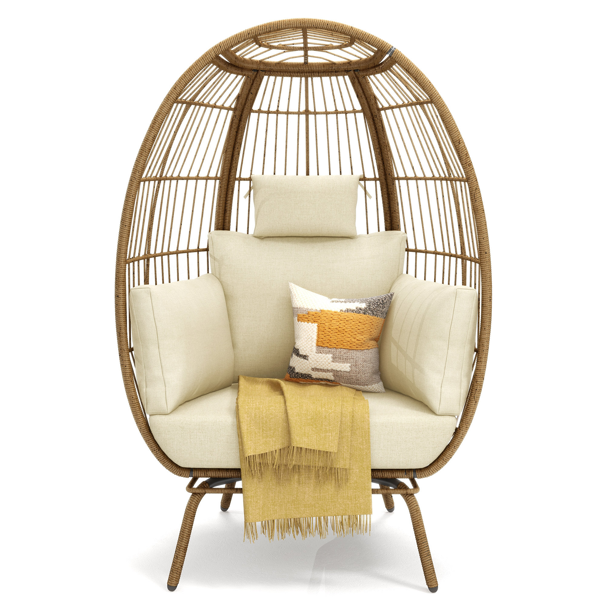 Dakota Fields Dontevion 1 Person Egg Chair with Stand Wayfair