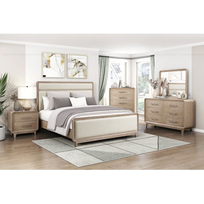 Modern Elegant Design Upholstered Bed