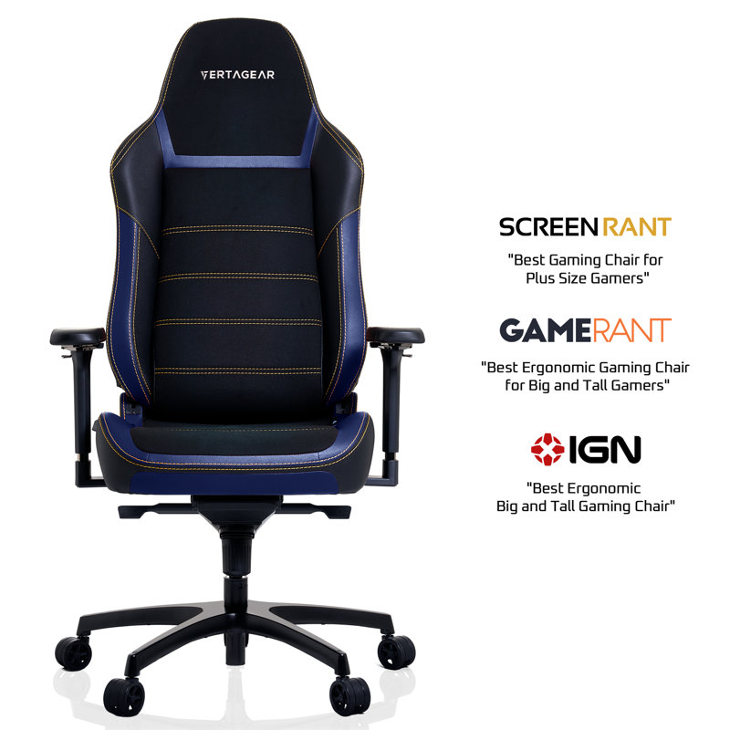 Fauteuil de jeu ergonomique Vertagear PL6800 avec systèmes de siège lombaire et vertaair Contourmax - rouge bourgogne