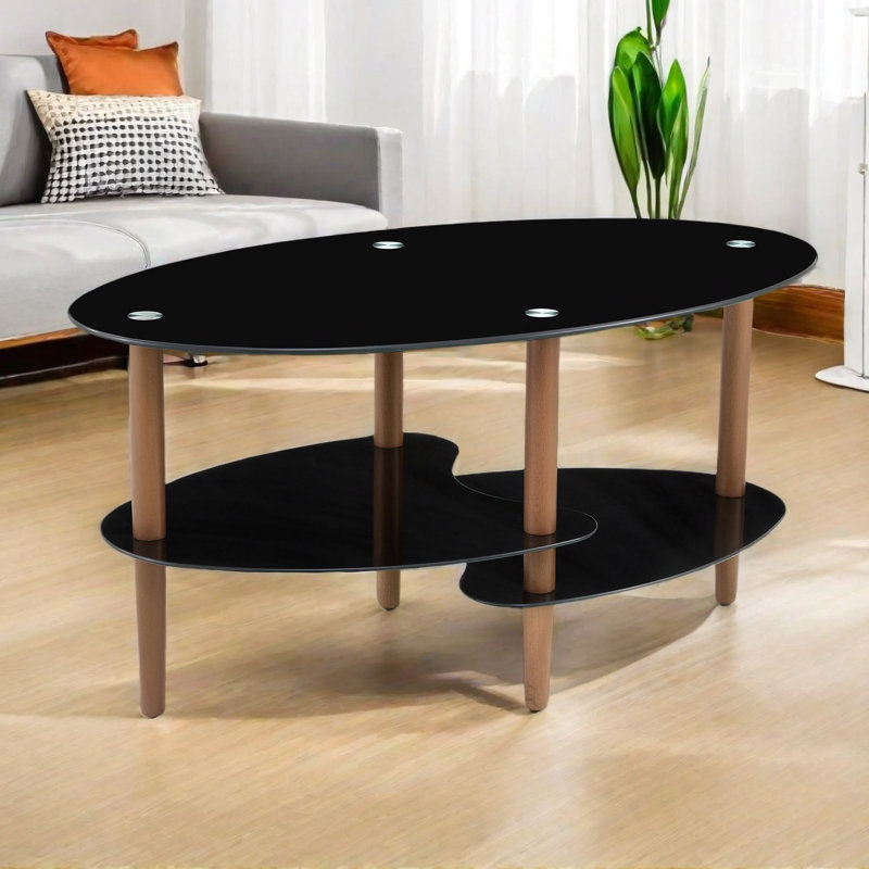 Table basse Larionna, Noir, Noir