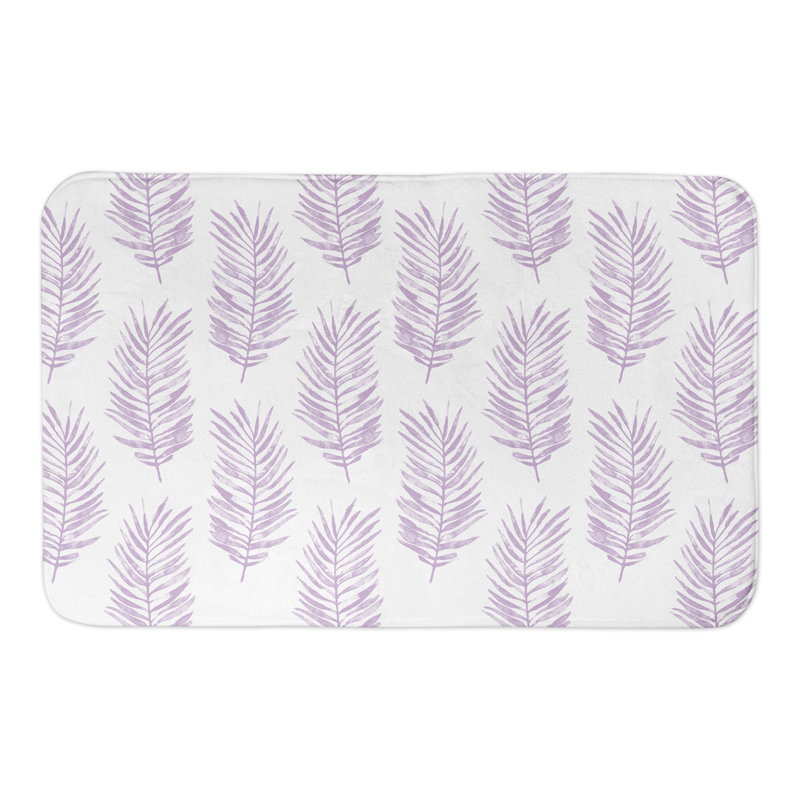 Tapis de bain Carissa, Mauve