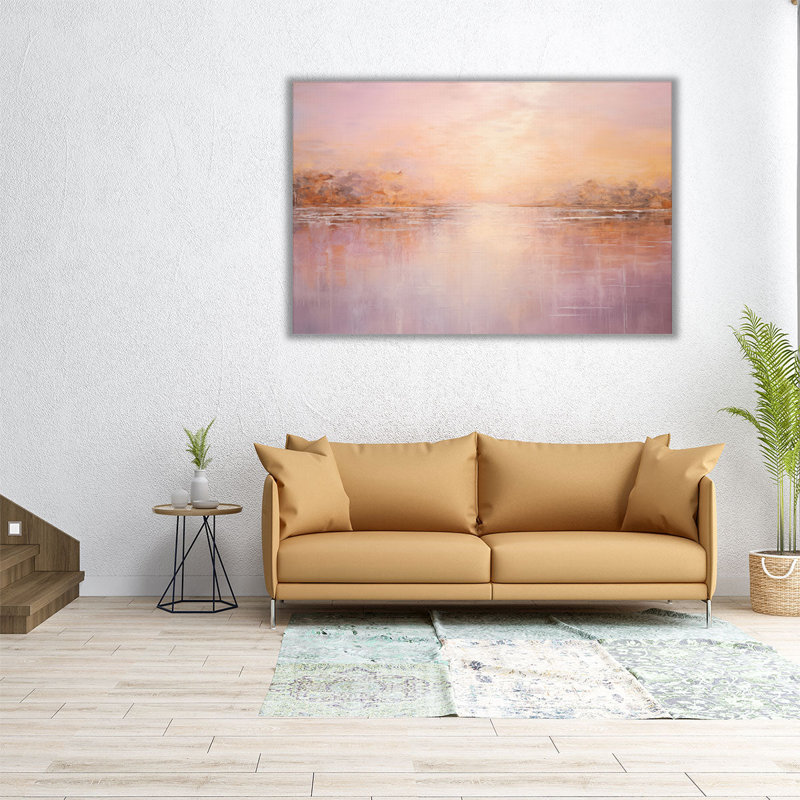Soft Sunset, 16" H x 24" W