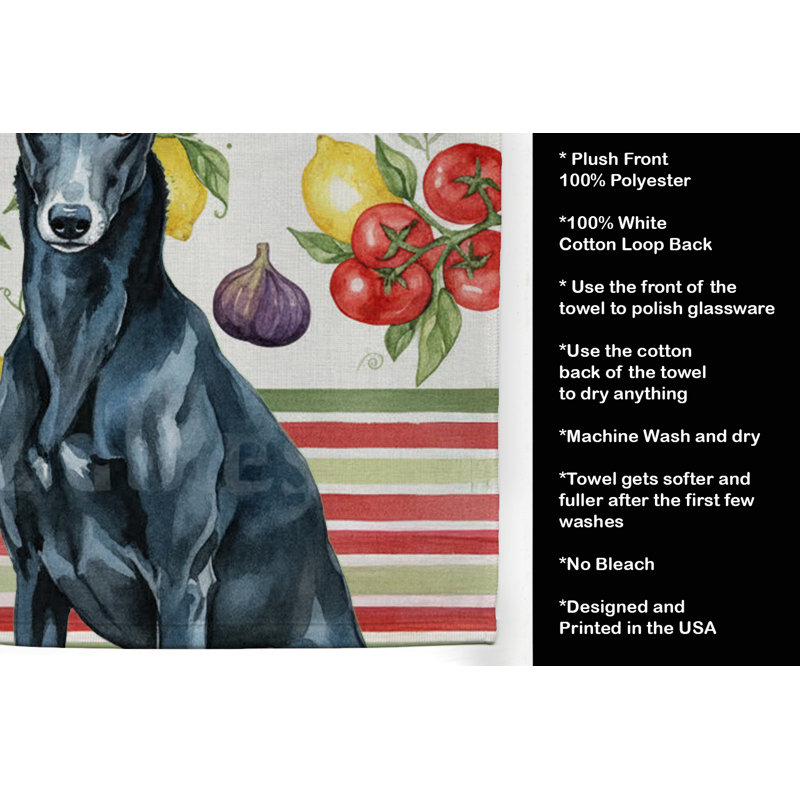 Serviette de cuisine Black Greyhound, Black Greyhound