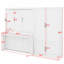 Lit escamotable mural avec placard-1350451817
