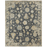 Joswick Wool Floral Area Rug
