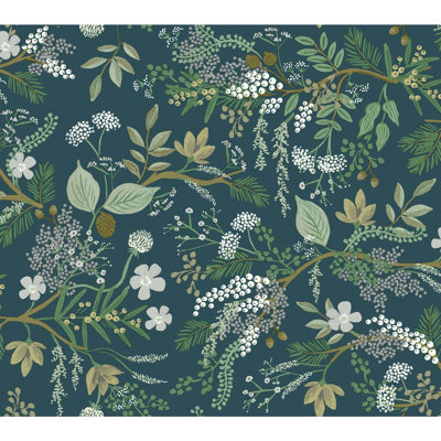 Rifle Paper Co. Juniper Forest 27' x 27" Wallpaper Roll