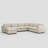 137.8" W U-Shaped Modular Sectional -600979497