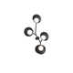 Rotaire 4 Light Aluminum Dimmable LED Wallchiere