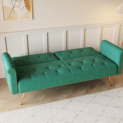 Green Velvet Sofa Bed Luxury Living Room Sofa Sofa With Bed