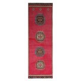 One-of-a-Kind 3'5" X 10' Hand Knotted Area Rug
