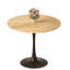 Table ronde, table de salle à manger moderne, table de salle à manger, plateau en panneau de fibres à densité moyenne et base tulipe ronde en acier, table de cuisine, table basse de salon Mid-Century de 24 pouces, table de salle à manger ovale-1861976374-1861976378
