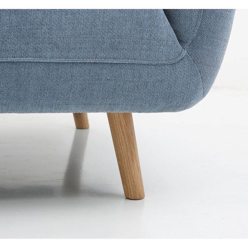 Creative Leisure Sofa Upholstered 82.6'' Sofa, Blue
