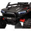 Voiture électrique 2 places noire pour enfants (24 V) avec télécommande parentale, musique Bluetooth, lumières DEL et cadeau amusant pour les filles-134698811