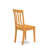 Antique Dining Chairs - Slat Back Wooden Seat Chairs, Set of 2, Oak-2029502983