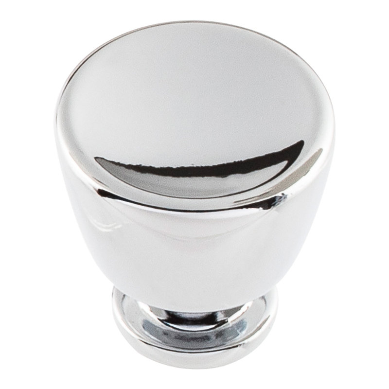 Tiki Hut 1 1/4" Diameter Round Knob, Polished Chrome, 1 1/8"