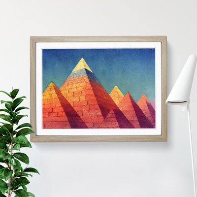 Pyramids - Framed Print