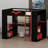 Modern Loft Bed with Integrated Power Hub, Multi-Port Charging, and Customizable Ambient Lighting-378878210