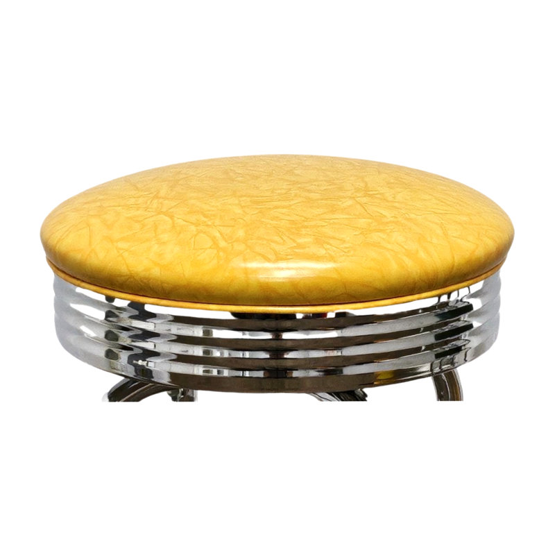Tabouret tournant 30 ", Jaune