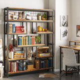 Abrielle Geometric Bookcase