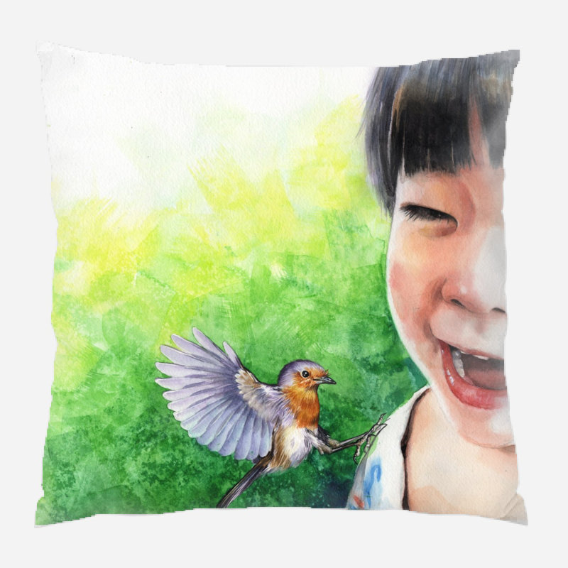 Coussin Ratliff, Micro suède, Intérieur