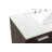 Baldwin 42'' Single Bathroom Vanity with Engineered Marble Top-802815630