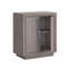 Armoire de rangement au design fonctionnel, finition gris moyen