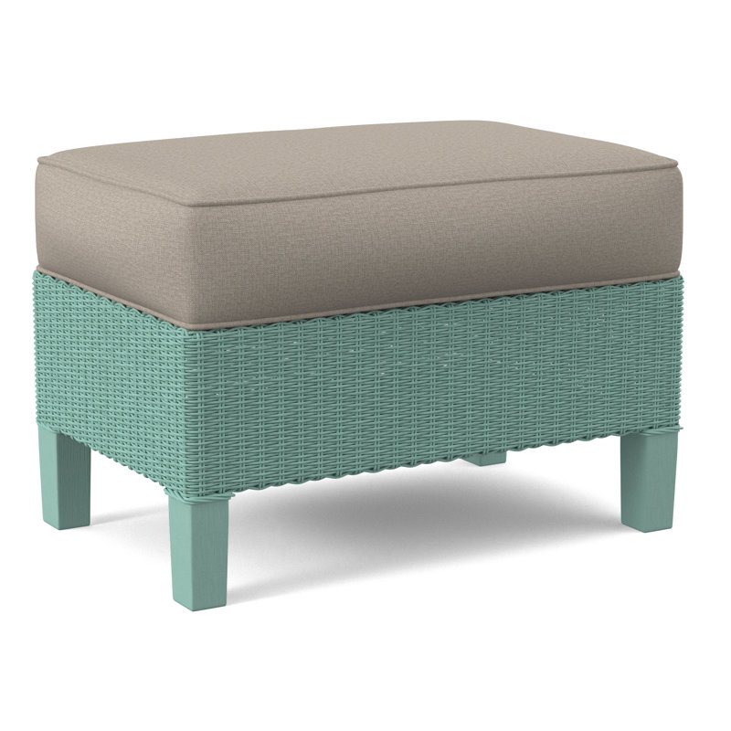 Gibraltar Ottoman, Greystone, Beige Performance Fabric; 0851-73
