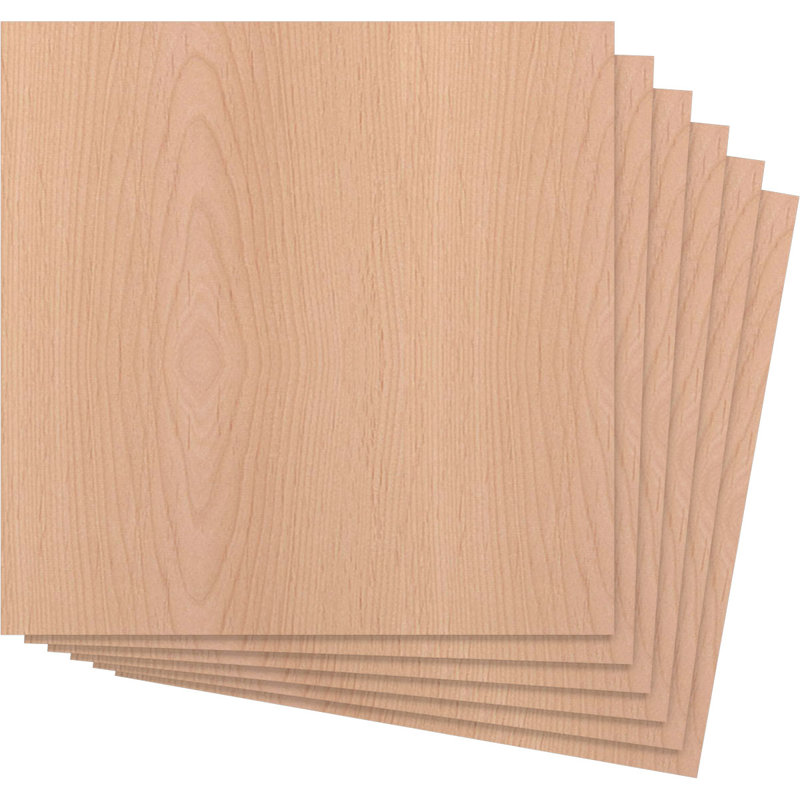 Planches en bois, H 7,75 po x l 7,75 po x P 0,25 po, Aulne