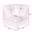 Modular Grey Chenille Corner Sofa With DIY Combination, Ideal For Versatile And Comfortable Seating In Any Room