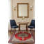 Tapis semi-antique rouge traditionnel 3x5