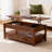 Lift Top Coffee Table with Drawers and Hidden Compartment-118671474