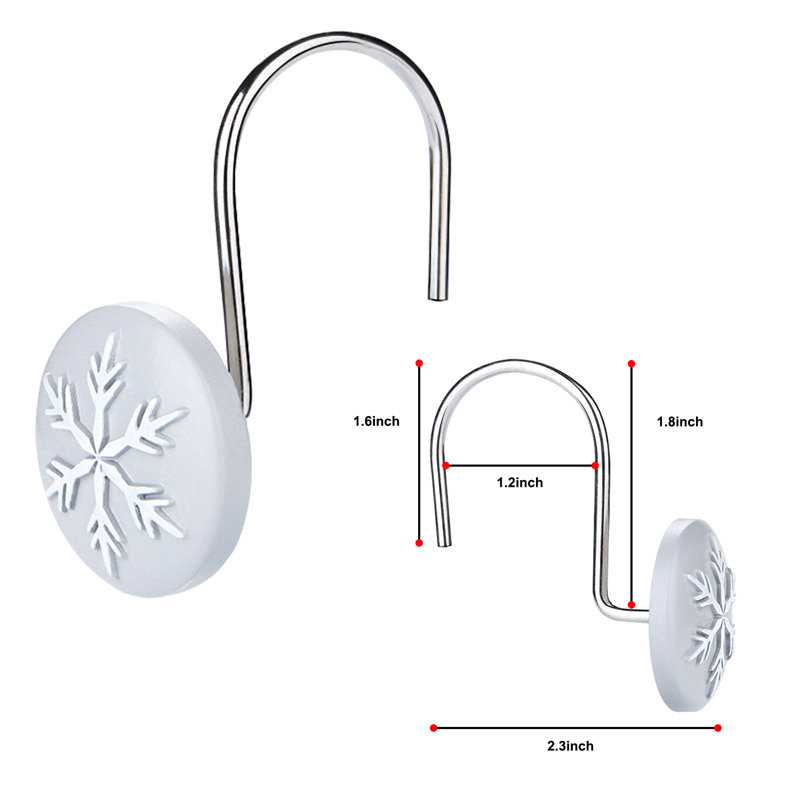 Stainless Steel Shower Curtain Hook