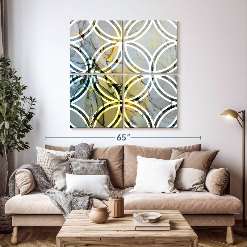 Avery Overlapping Circles, 45" H x 45" W