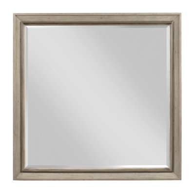 Barksdale Wood Flat Wall Mirror