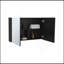 Élégante armoire à pharmacie à double porte H 19,7 po x l 31,5 po, trois tablettes intérieures pour la salle de bain et la cuisine-823053606