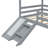 Auvil Twin Low Loft House Bed with Slide, Ladder, Safety Guardrails,-115684320