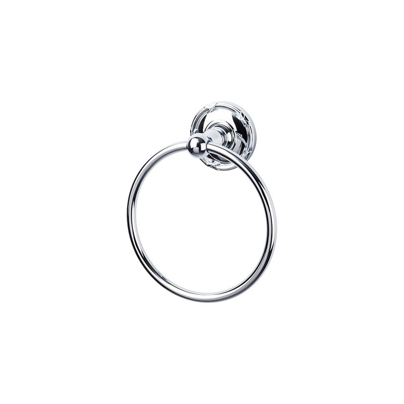 Edwardian Bath  Towel Ring, Polished Chrome