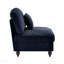 Canapé sans accoudoirs en chenille avec 1 coussin - bleu-428542795