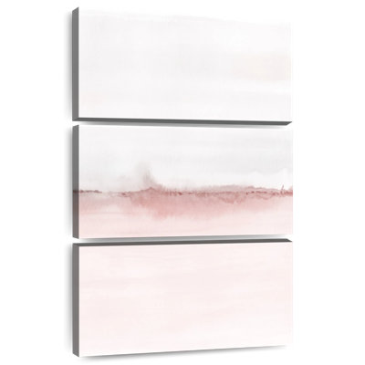 Aquarelle paysage VI rosé gris II