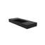 Lavabo de salle de bain mural à surface flottante avec drain dissimulé 48 po Juniper, noir-112157746