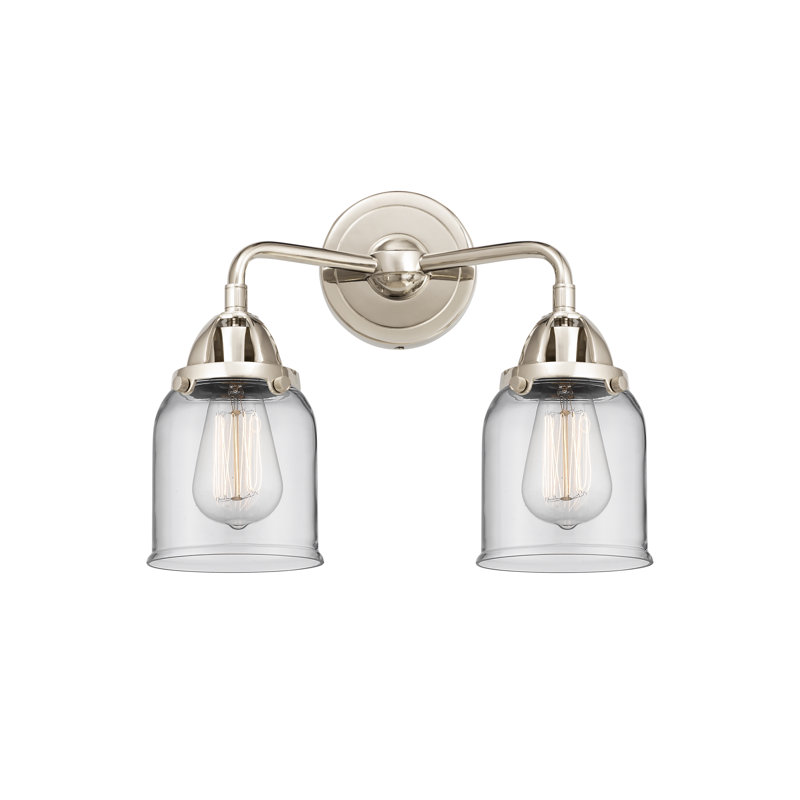 Shauna 2 - Light Vanity Light, Incandescent, Clear, Polished Nickel