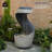 Hanora Hand Crafted Weather Resistant Floor Fountain with Light