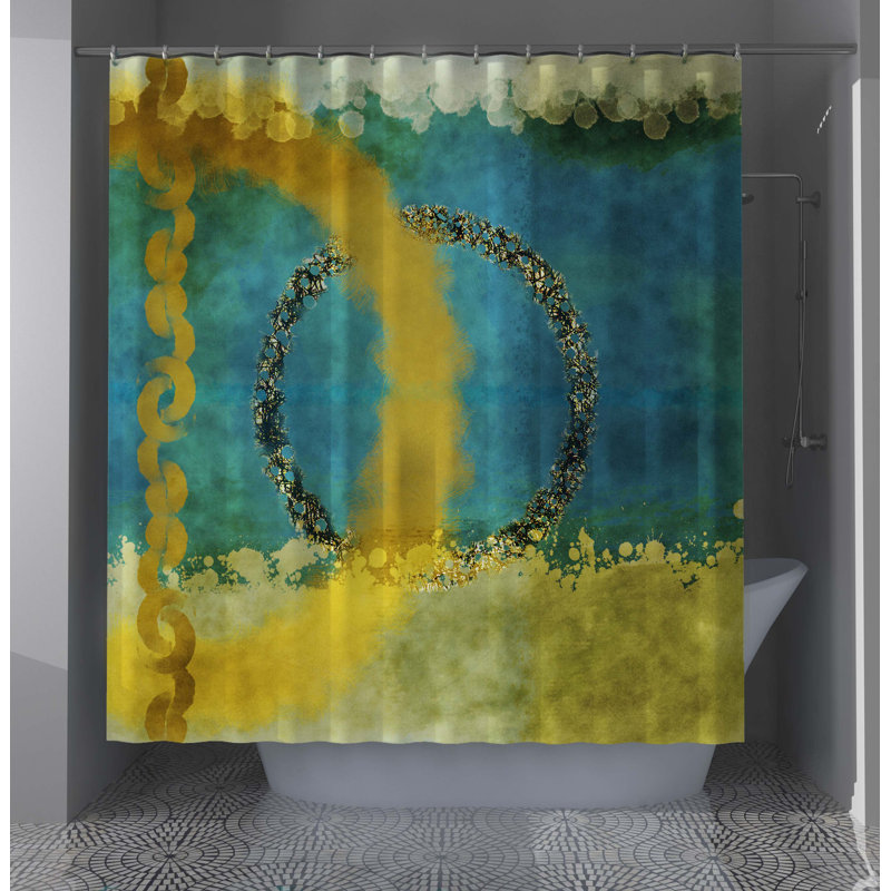 Rideau de douche abstrait Ceto
