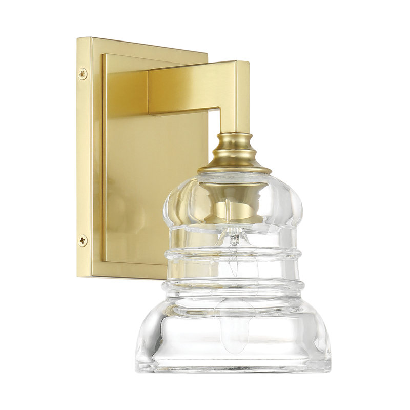 Straus 1 Light Sconce, Gold