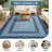 Washable Area Rugs for Living Room, Non-Slip Low Pile Indoor Rug, Modern Braided Farmhouse Design for Bedroom & Entryway, Stain Resistant Throw Carpet-301821380