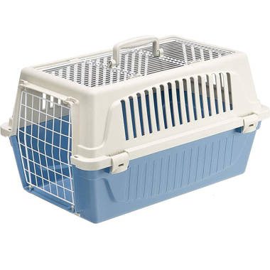 32 inch Porter Dog Kennel Pet Travel Carrier, Gray, 32'' L x 22.5