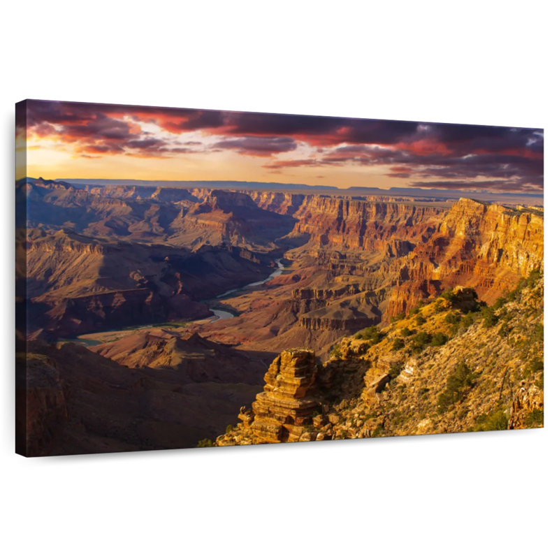 Alvord Grand Canyon au crépuscule, H 16 po x l 24 po